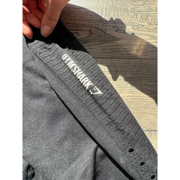 Gymshark Woman's Leggings XS High Rise Compression Stretch Active Yoga Black - Picture 3 of 4